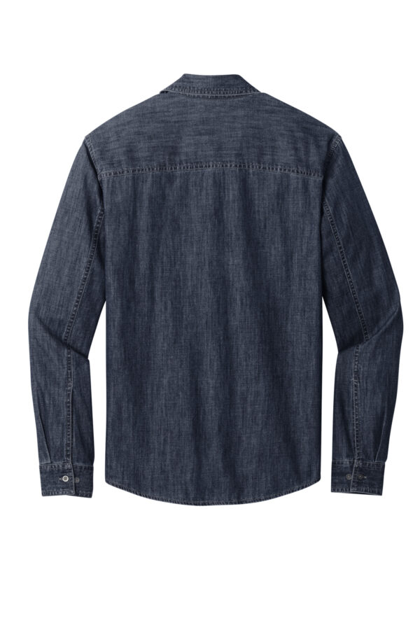 W676 Port Authority® Long Sleeve Perfect Denim Shirt - Image 3