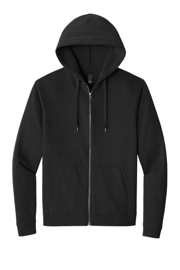 DT1302 District® Perfect Tri® Fleece Full-Zip Hoodie - Image 4