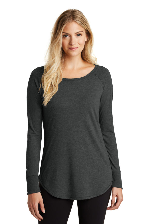 DT132L District ® Women?s Perfect Tri ® Long Sleeve Tunic Tee